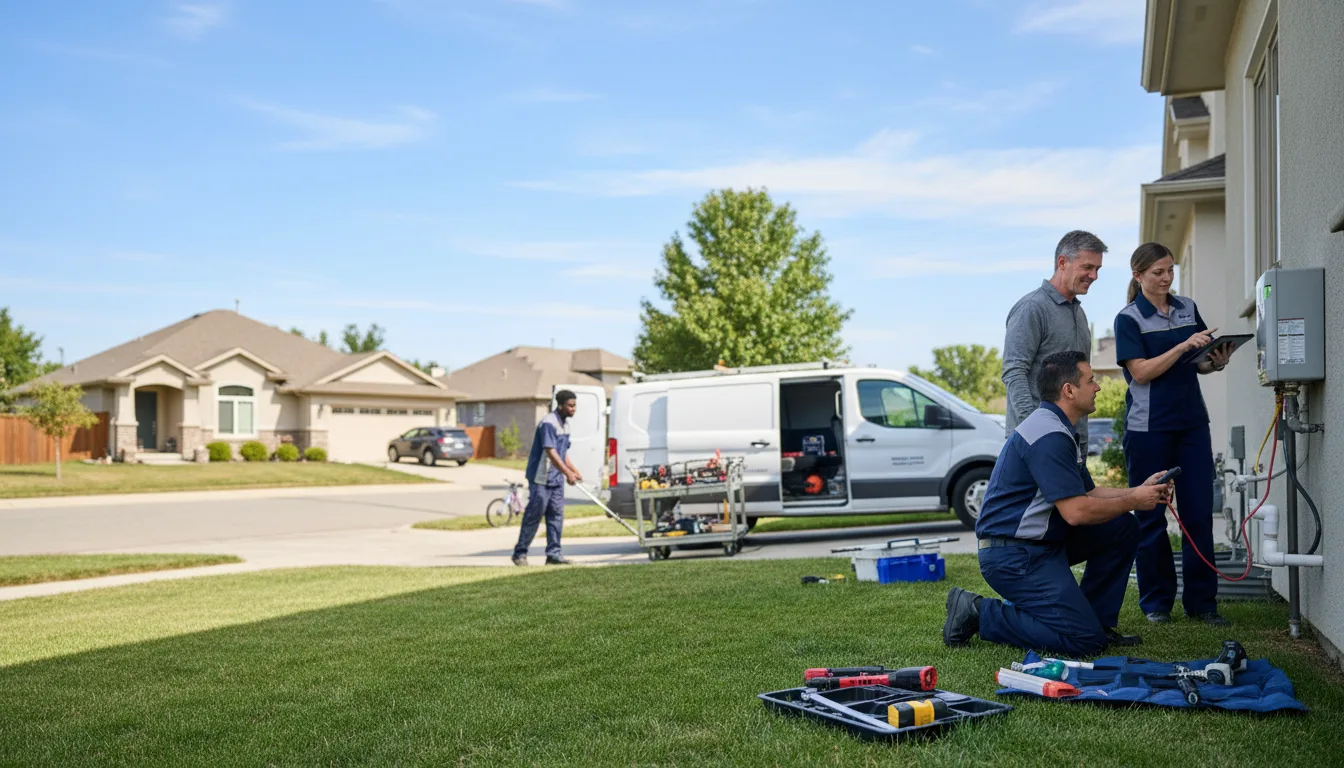 Tankless water heater service in Kunkle, OH